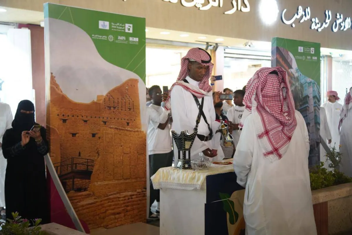 أمانة الشرقية تطلق معرضا خاصا للقهوة السعودية ضمن فعاليات مهرجان "أيام سوق الحب 2" - الصورة من حساب الأمانة على تويتر