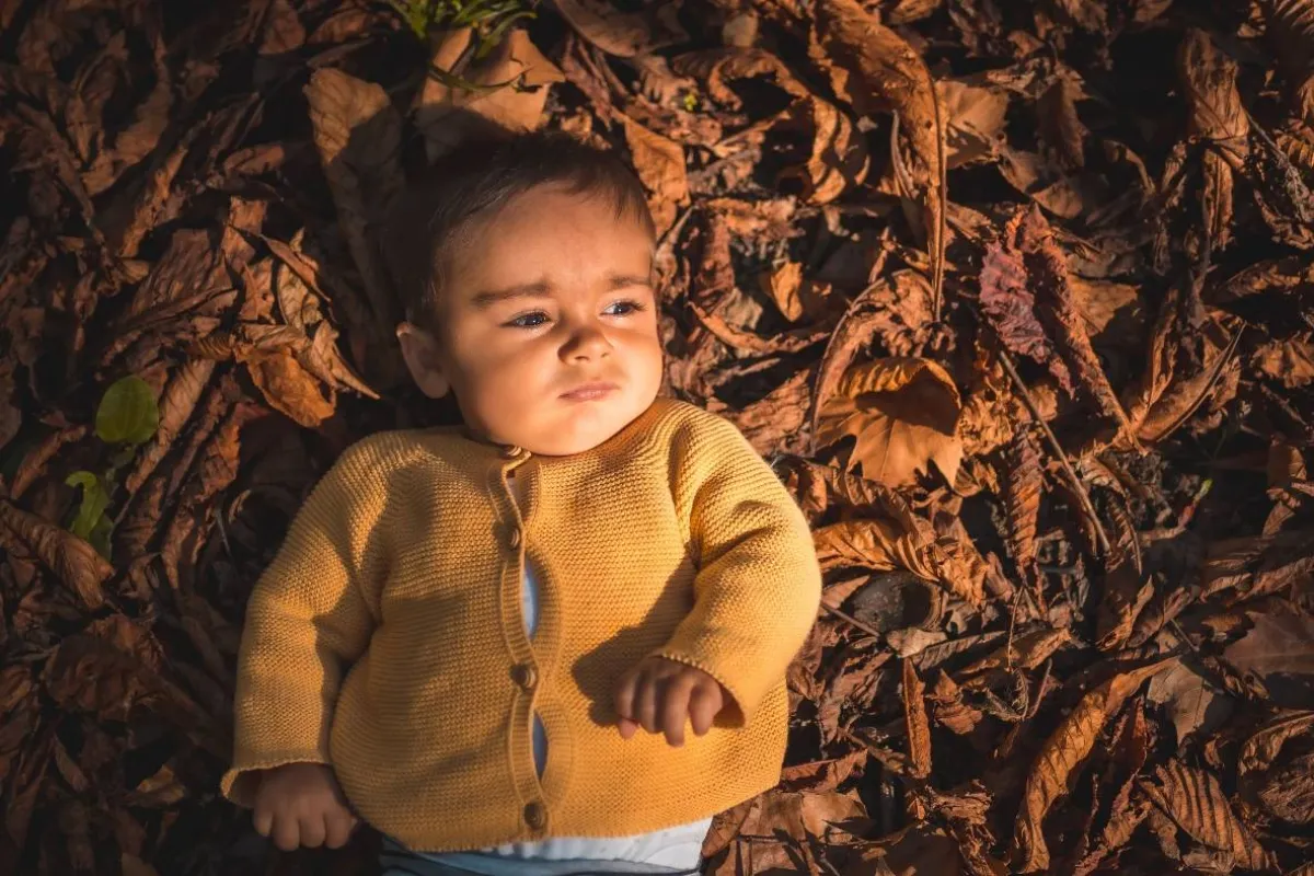 صورة لرضيع في الشهر الرابع