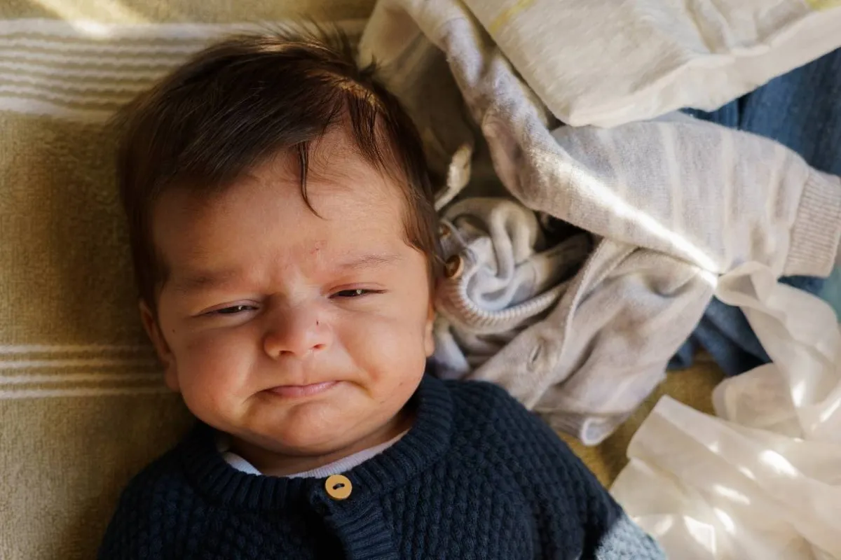 صورة لرضيع في الشهر الرابع