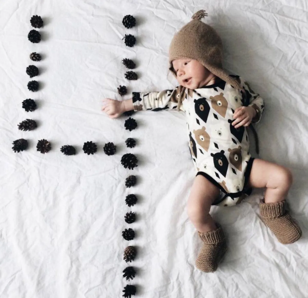 صورة لرضيع في الشهر الرابع