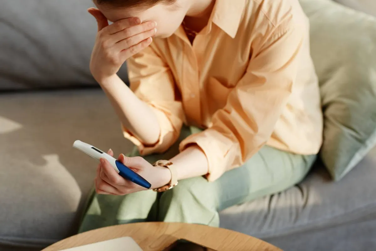 صورة لامرأة أصيبت بالإجهاض