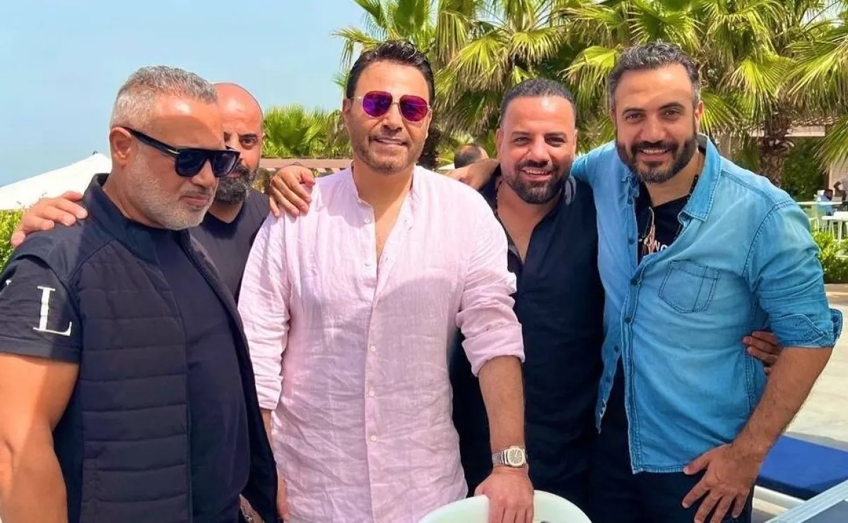 كواليس أغنية " ضحكة حبيبي " - صورة من الصفحة الرسمية للفنان عاصي الحلاني على " انستغرام" 