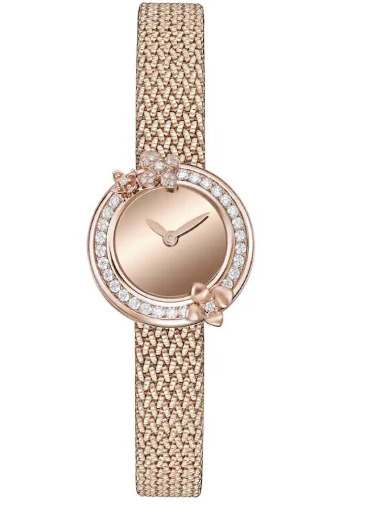 ساعة الذهب الوردي