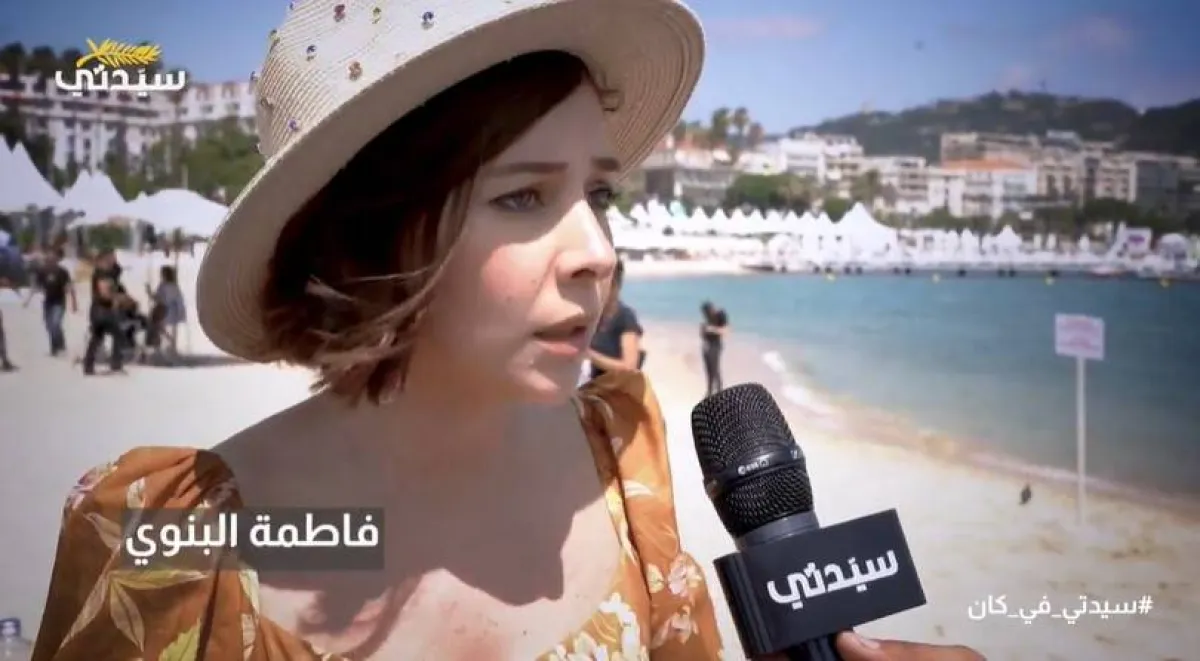 فاطمة البنوي - الجناح السعودي في مهرجان " كان"- الصورة خاصة بـ"سيدتي"