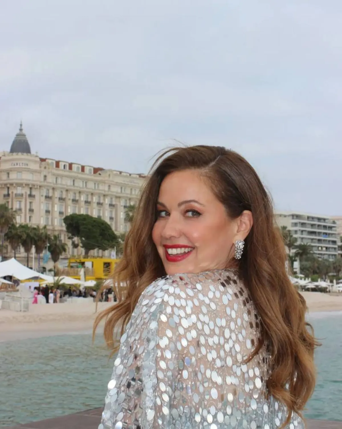 إطلالة ريا أبي راشد في كان 75-  الصورة من حسابها الرسمي على إنستغرام