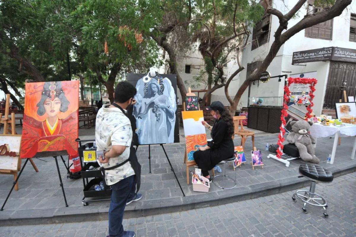 موسم جدة يدعم المواهب الشابة بالتاريخية- مصدر الصور المركز الإعلامي للموسم