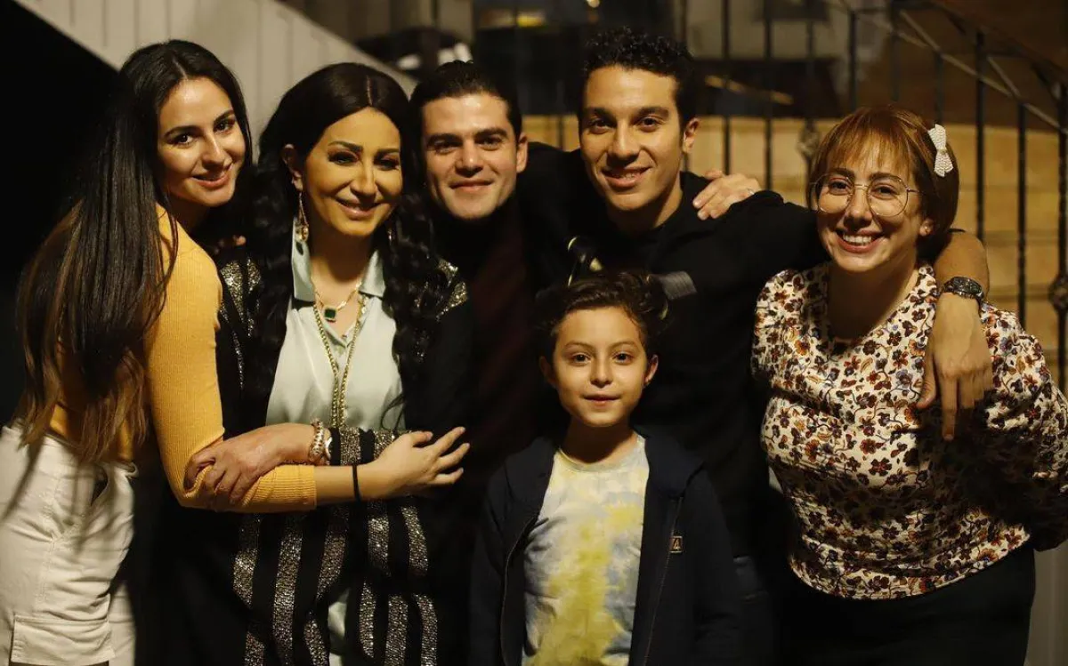 نانسي هلال في كواليس مسلسل " راجعين ياهوى " - صورة من صفحتها الرسمية على " انستغرام"