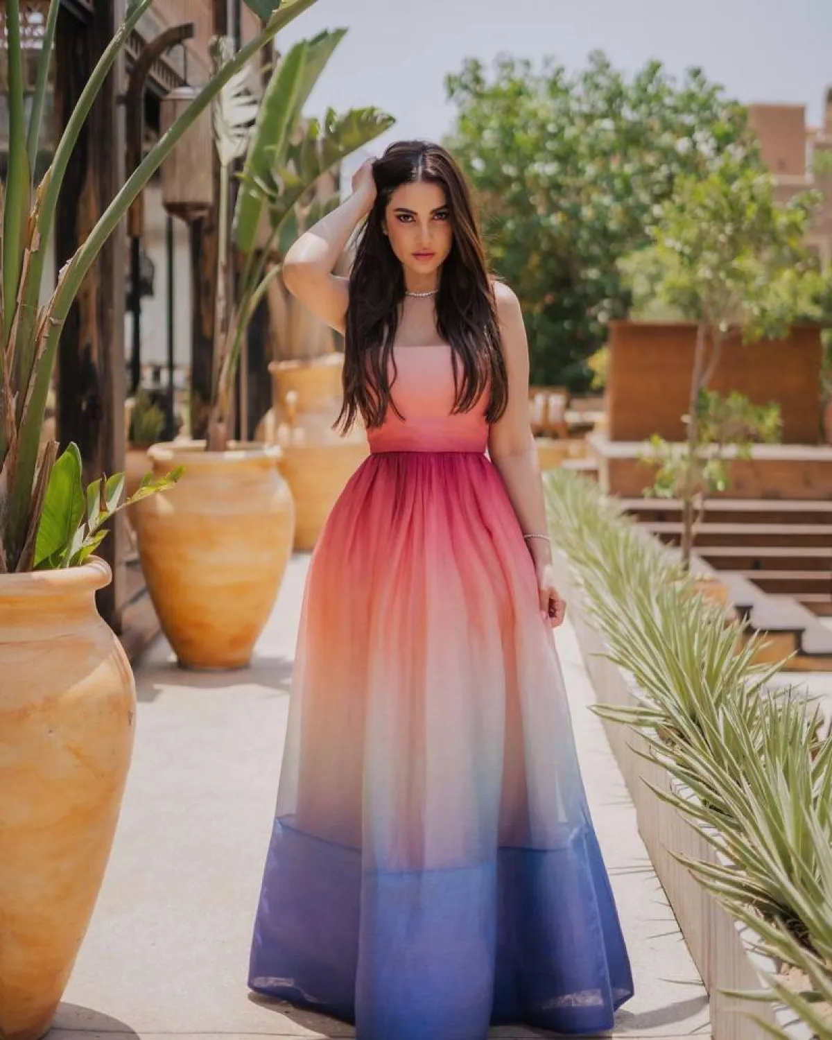 إطلالة جديدة للفنانة درة - صورة من حسابها الرسمي على " انستغرام" 