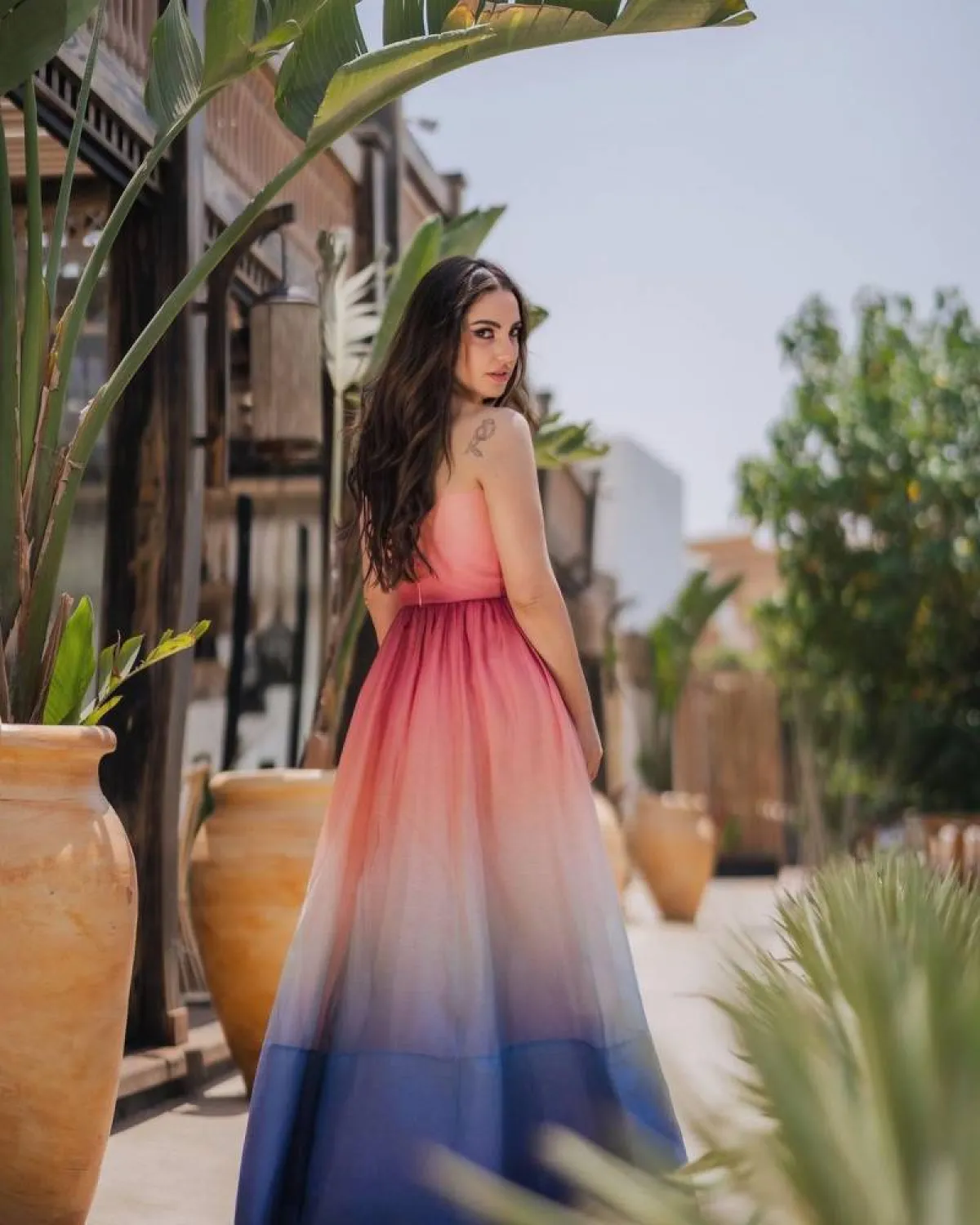 إطلالة جديدة للفنانة درة - صورة من حسابها الرسمي على " انستغرام" 