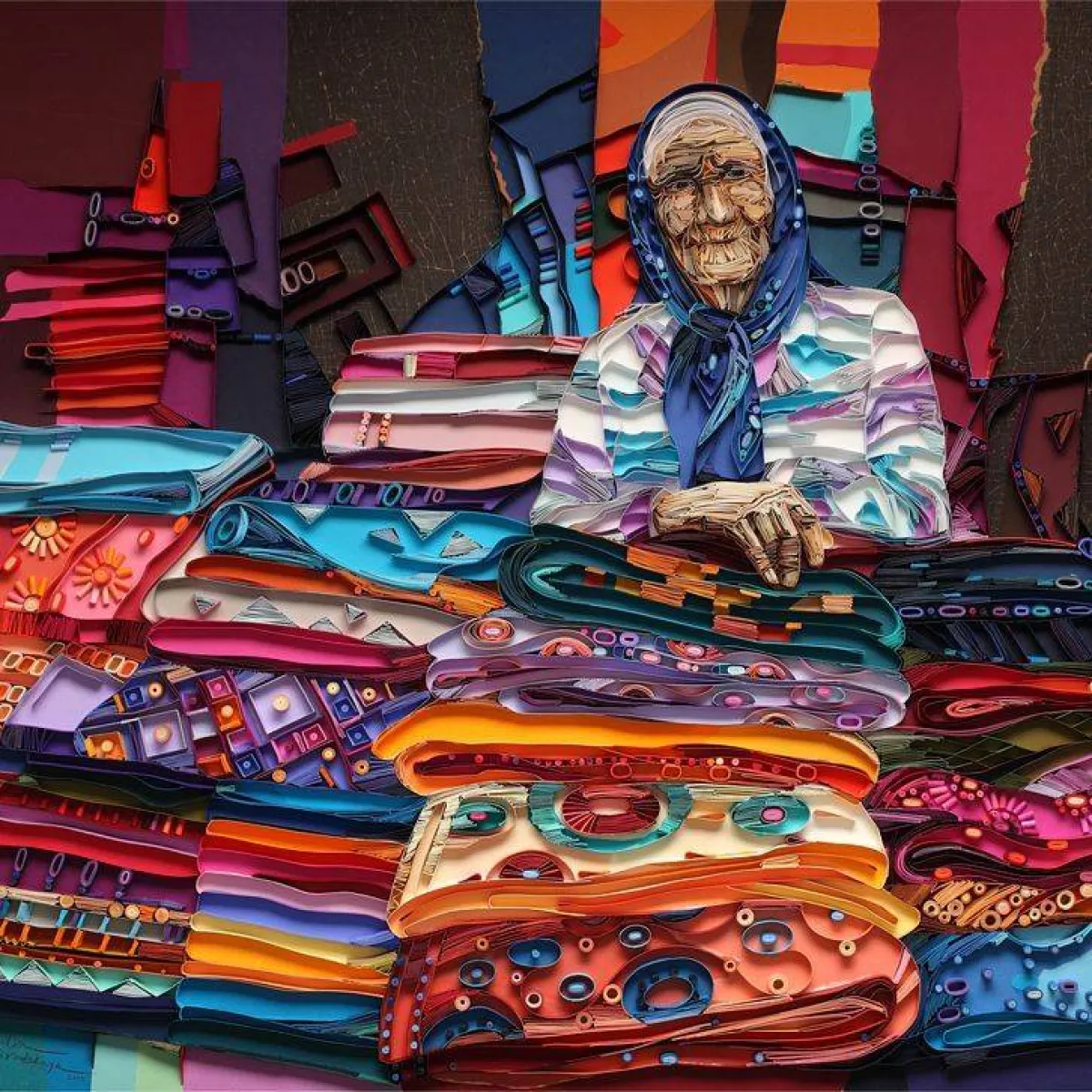 ابداعات يوليا برودسكايا، فن الكولينغ 