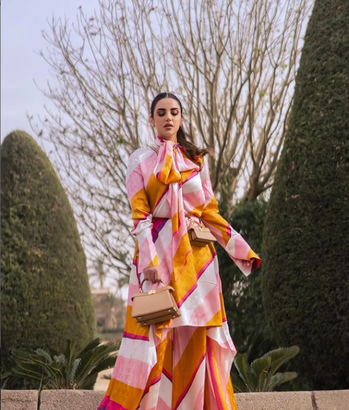 درة زروق ترتدي من فندي