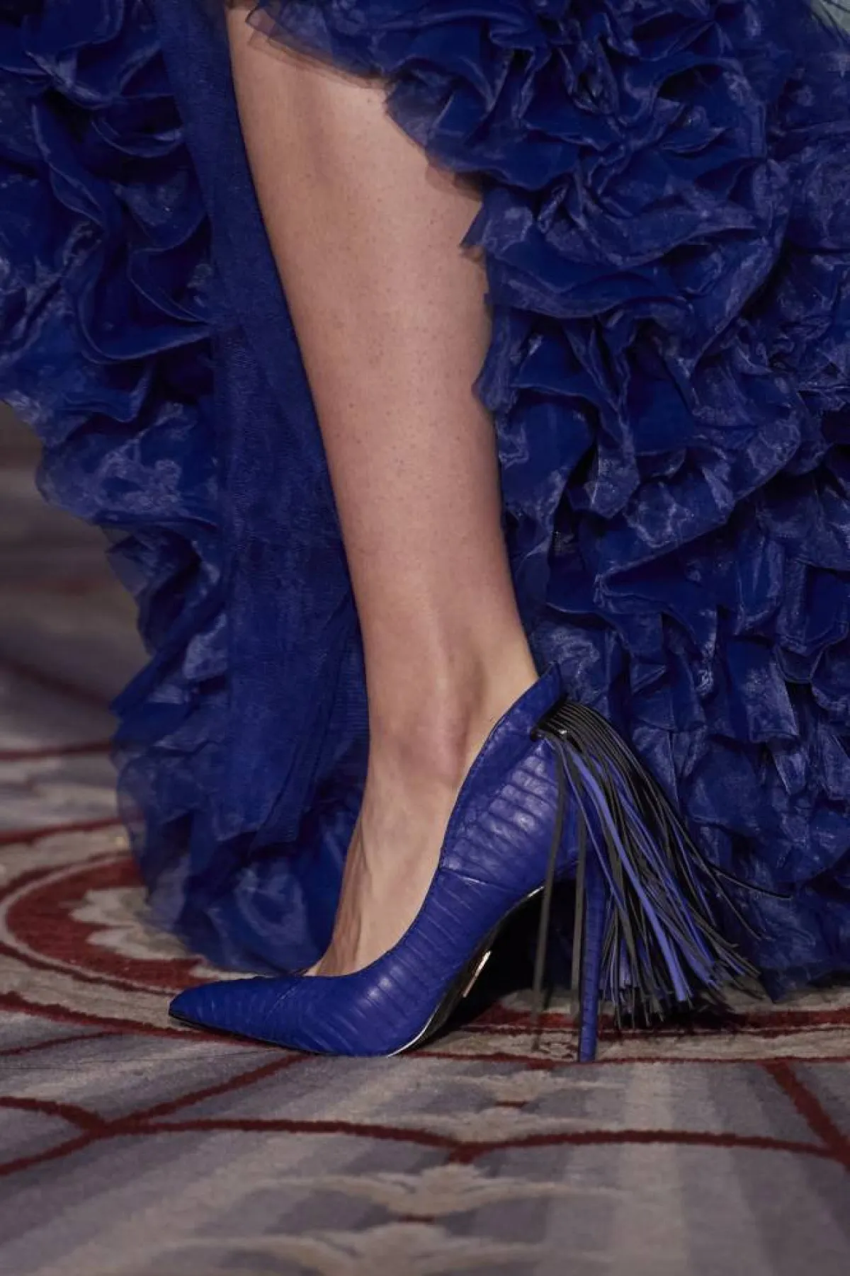 حذاء باللون الأزرق من Malan Breton 