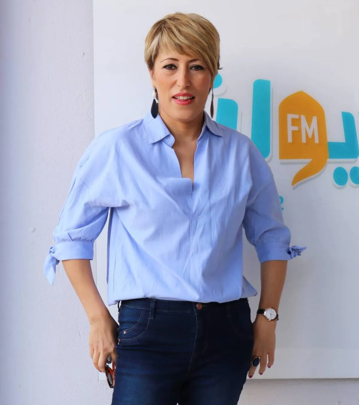 المخرجة والمنتجة مفيدة فضيلة الصورة من موقع إذاعة ديوان اف ام