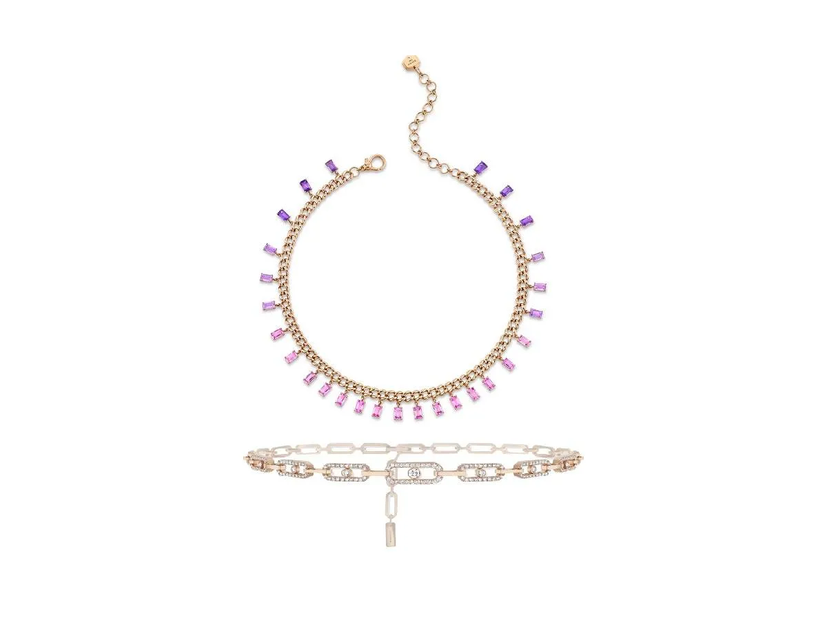 موديلات قلادات شوكر بتصاميم جذابة