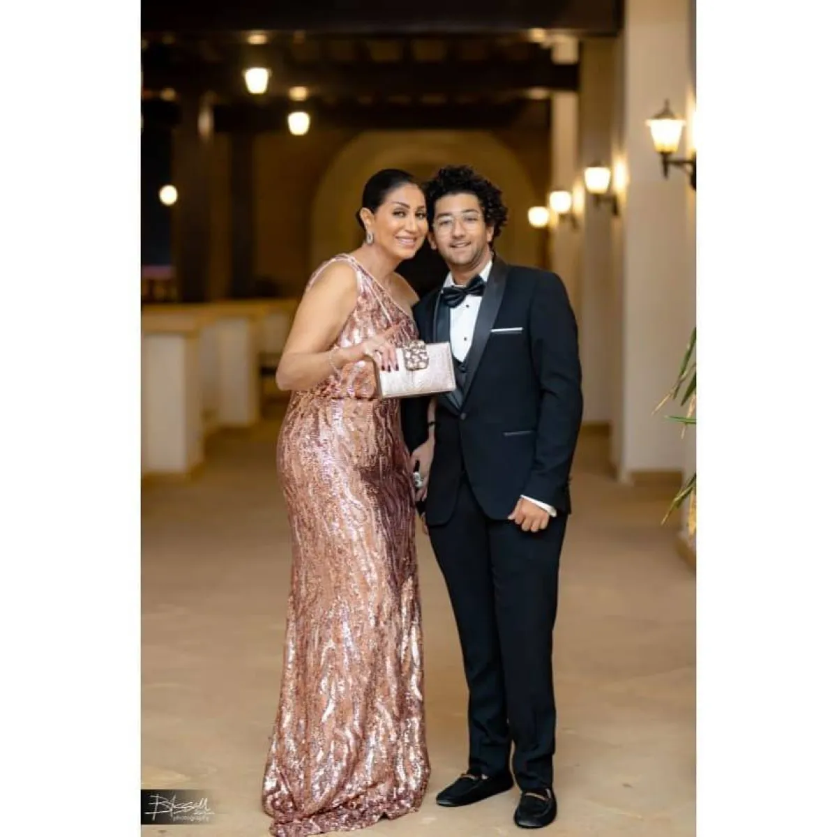 وفاء عامر وابنها - الصورة من حسابها على انستغرام