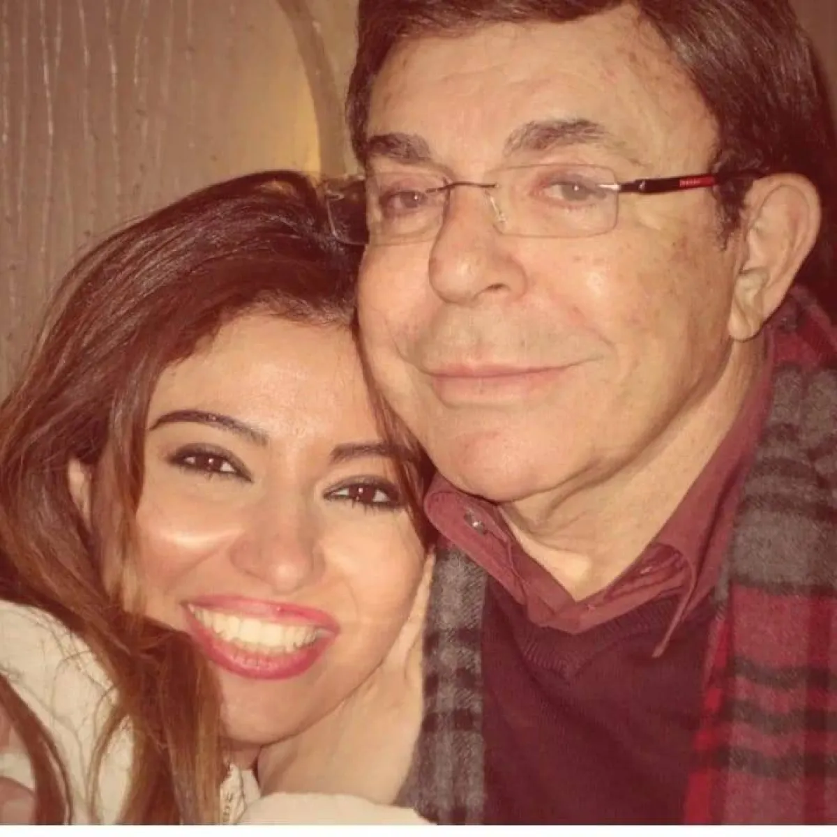 غادة رجب وسمير صبري - صورة من حسابها على فيسبوك