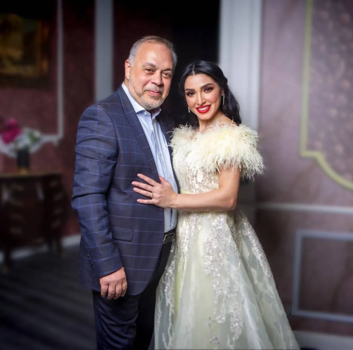 روجينا وزوجها الفنان أشرف زكي - صورة من صفحتها الرسمية على " انستغرام"