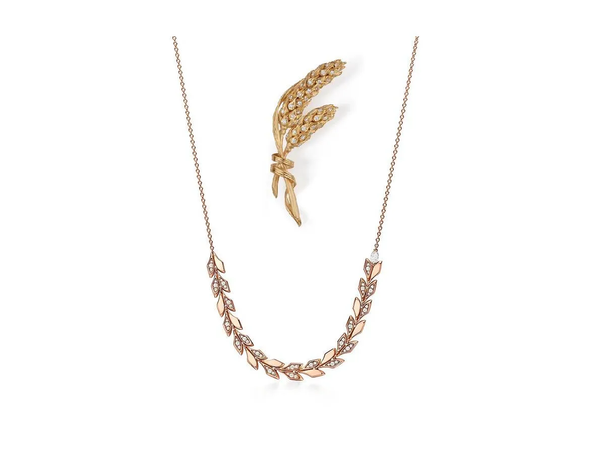 مجوهرات من وحي سنابل القمح