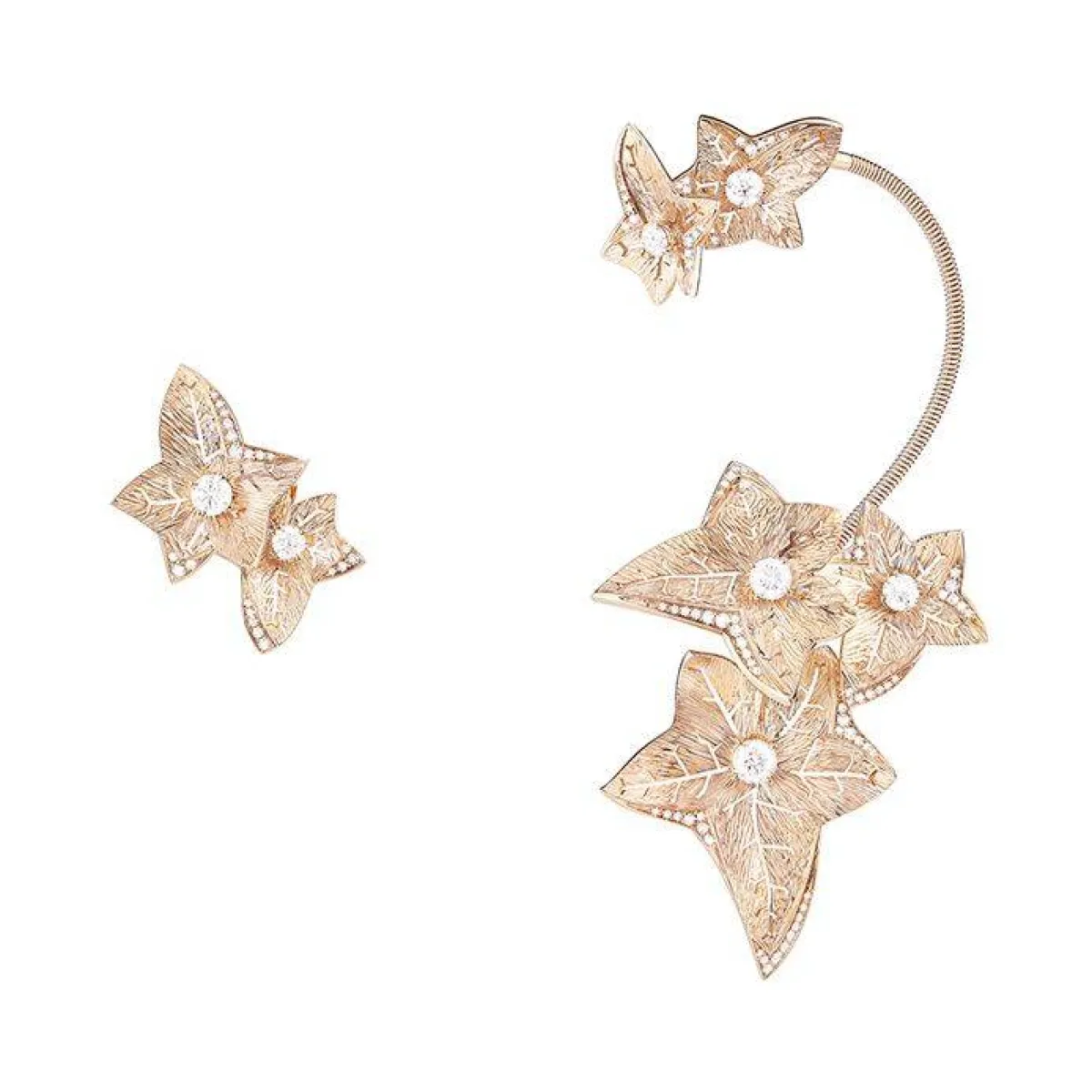 أقراط من وحي الفن التشكيلي من بوشرون Boucheron