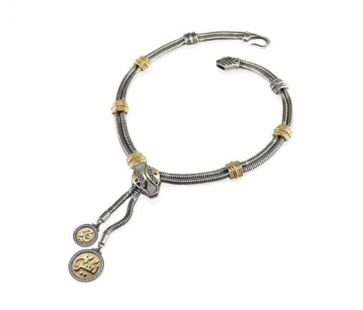 قلادة من وحي الفن التشكيلي من عزة فهمي Azza Fahmy