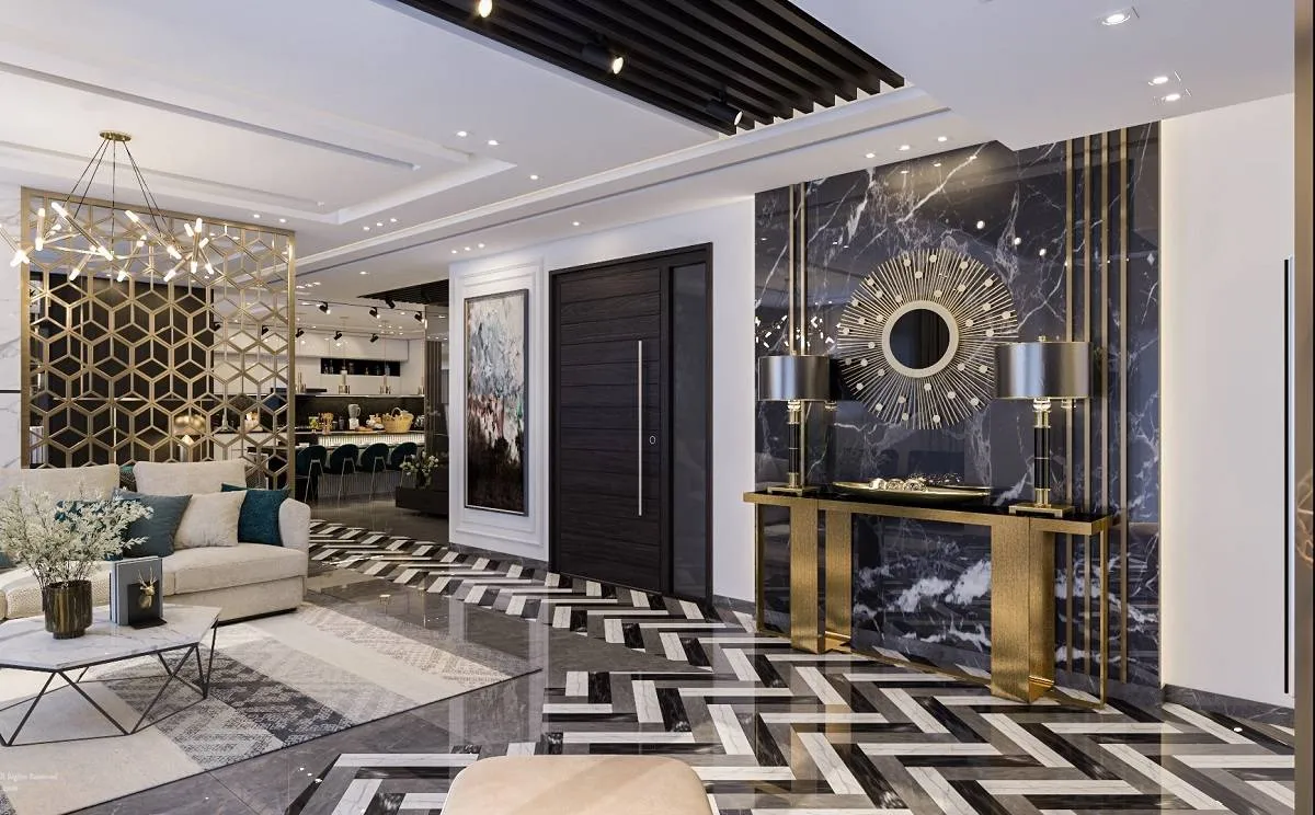 الأسود.. لون الديكورات الداخلية الفخمة