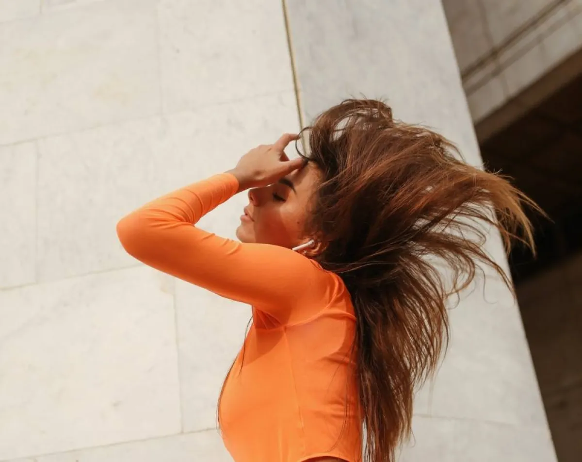 صورة لخصلات الشعر