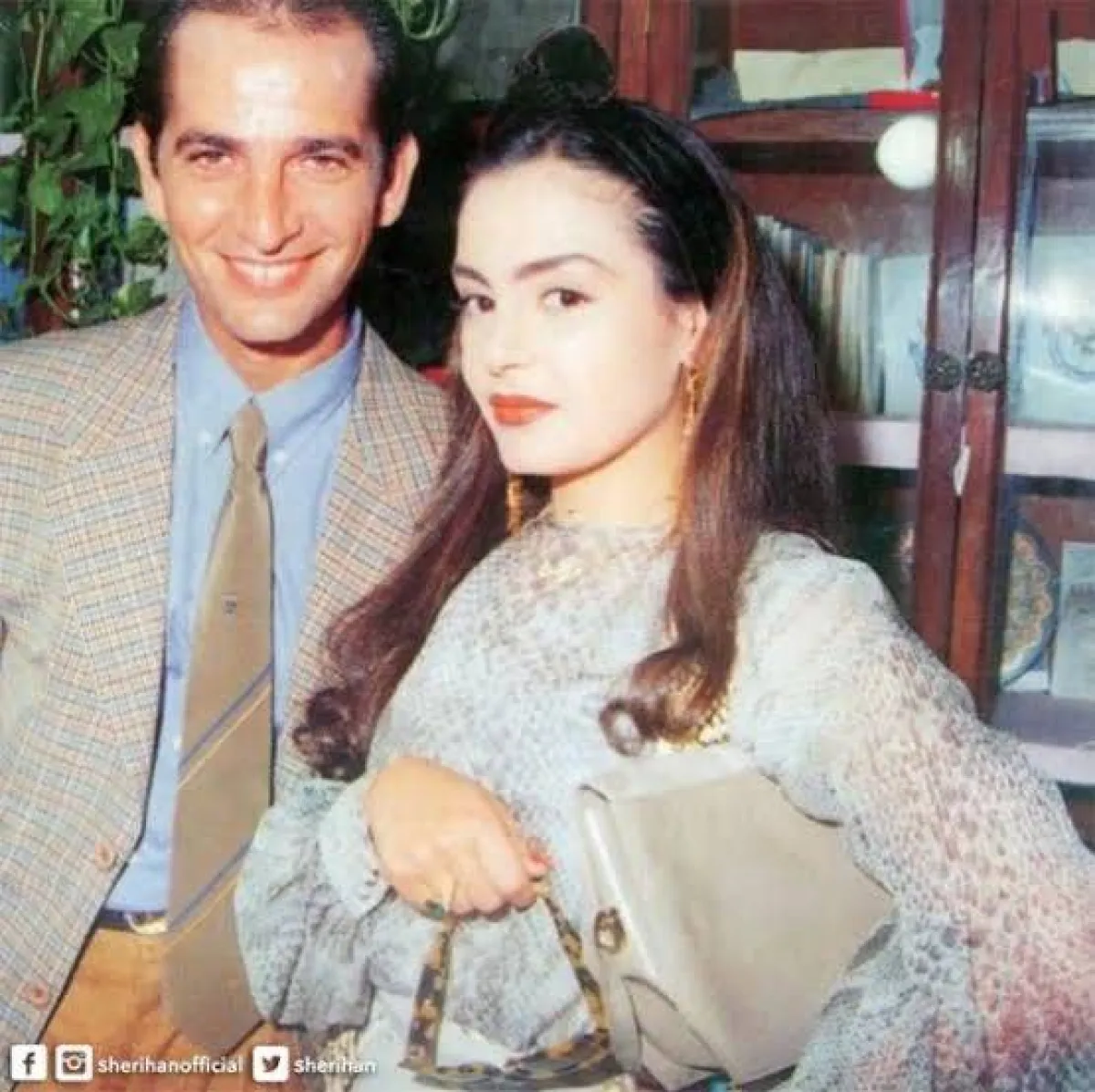 شريهان تدعم هشام سليم بعد أزمته الصحية - الصورة من حسابها على تويتر