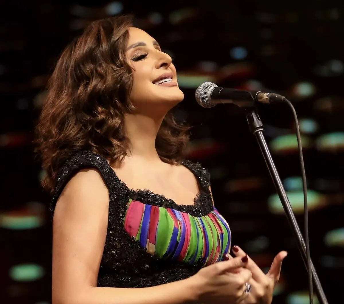 أنغام - صورة من حسابها على إنستجرام