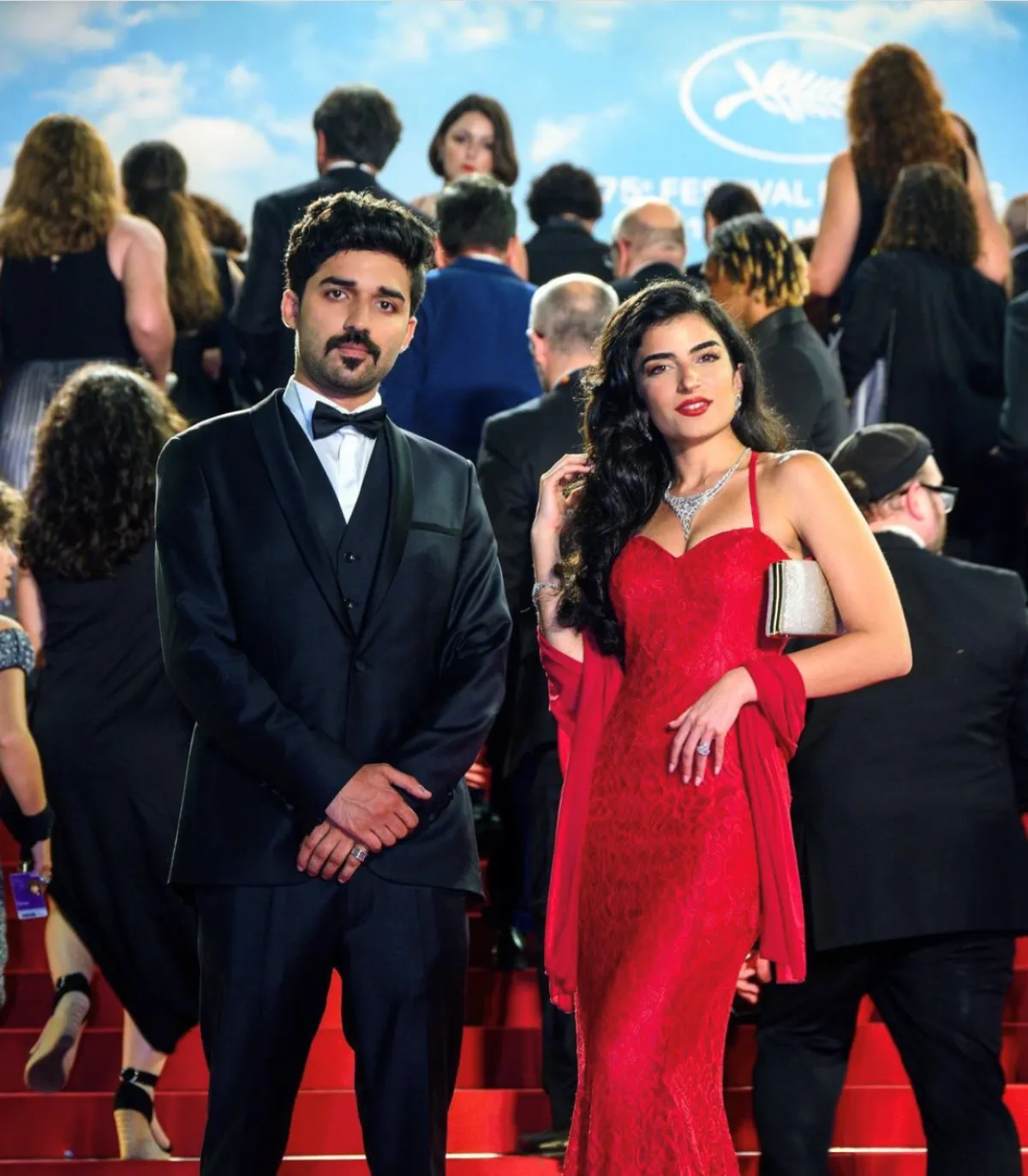 براء عالم ونور الخضراء - الصورة من حسابه على الانستجرام