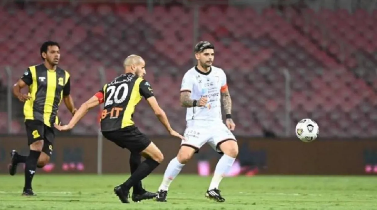 صورة من مباراة لفريق الشباب