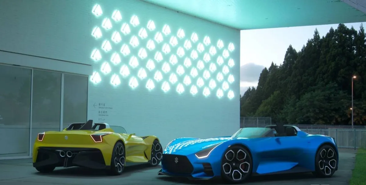 سوزوكي Vision Gran توريزمو الاختبارية تظهر لأول مرة بمحرك Hayabusa الهجين