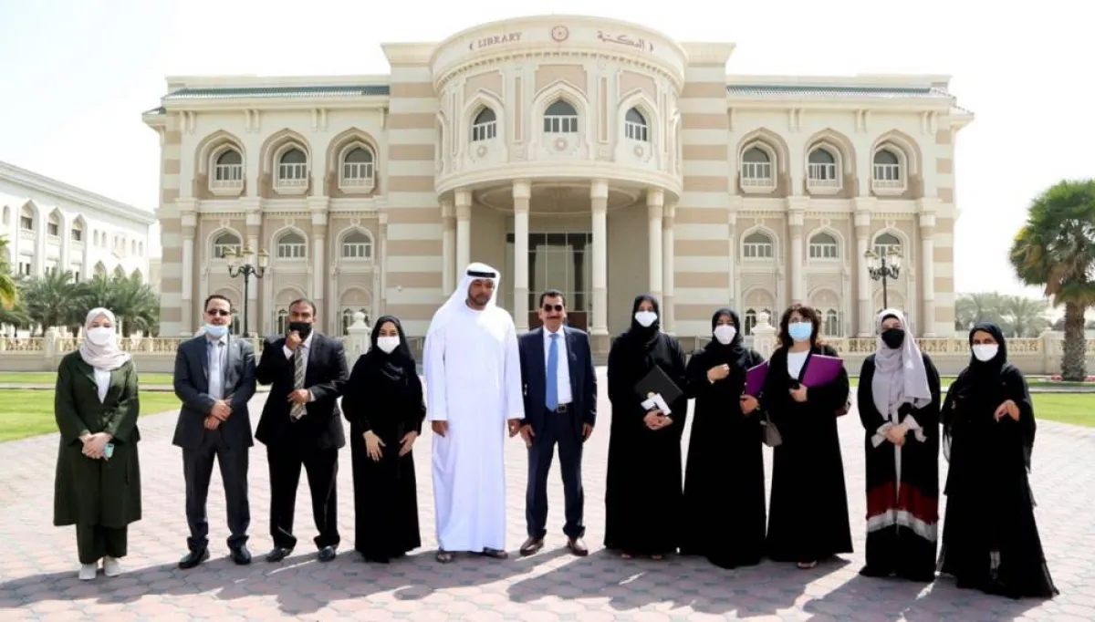 مركز الموارد لذوي الإعاقة يفوز بجائزة خليفة التربوية فئة المؤسسات. الصورة من "وام"