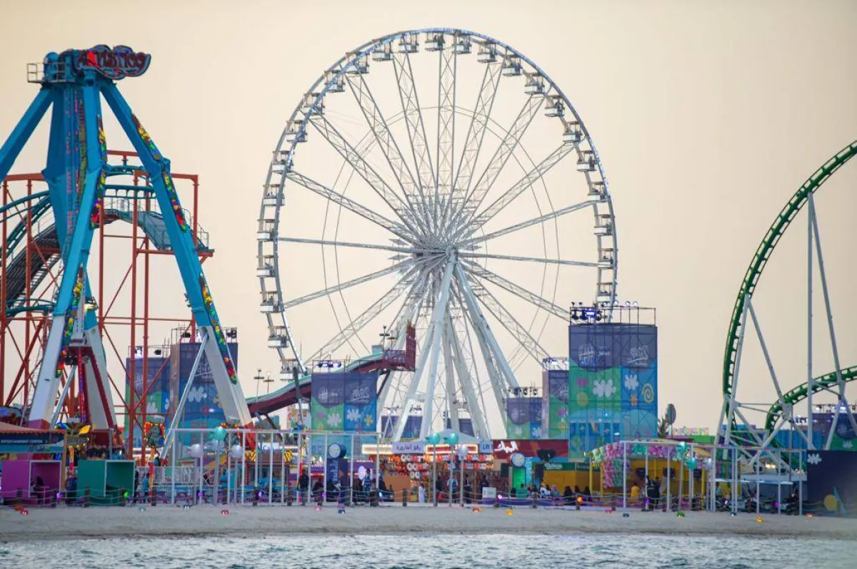 ألعاب ممتعة للزوار في جدة بيير - الصورة من حساب موسم جدة
