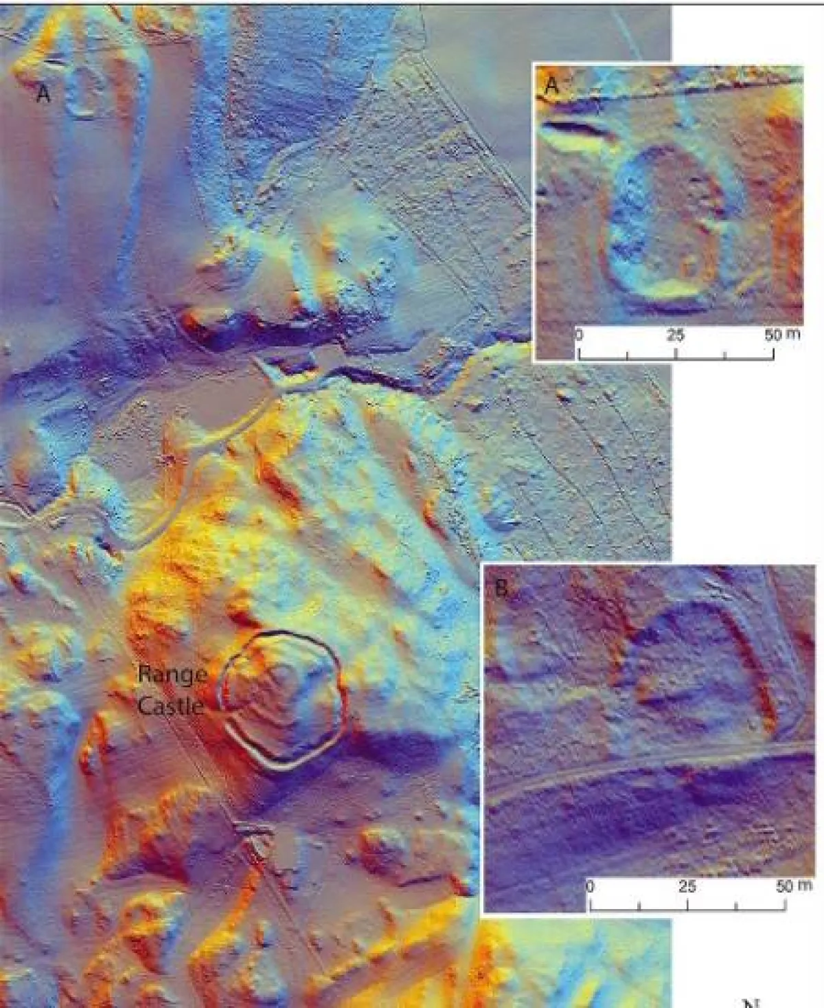 خرائط مستوطنة رومانية في شمال بريطانيا