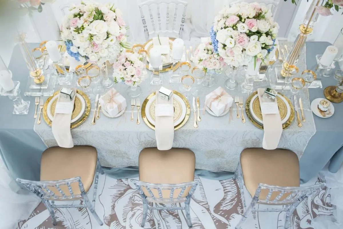 ألوان مناسبة لديكورات حفل الزفاف