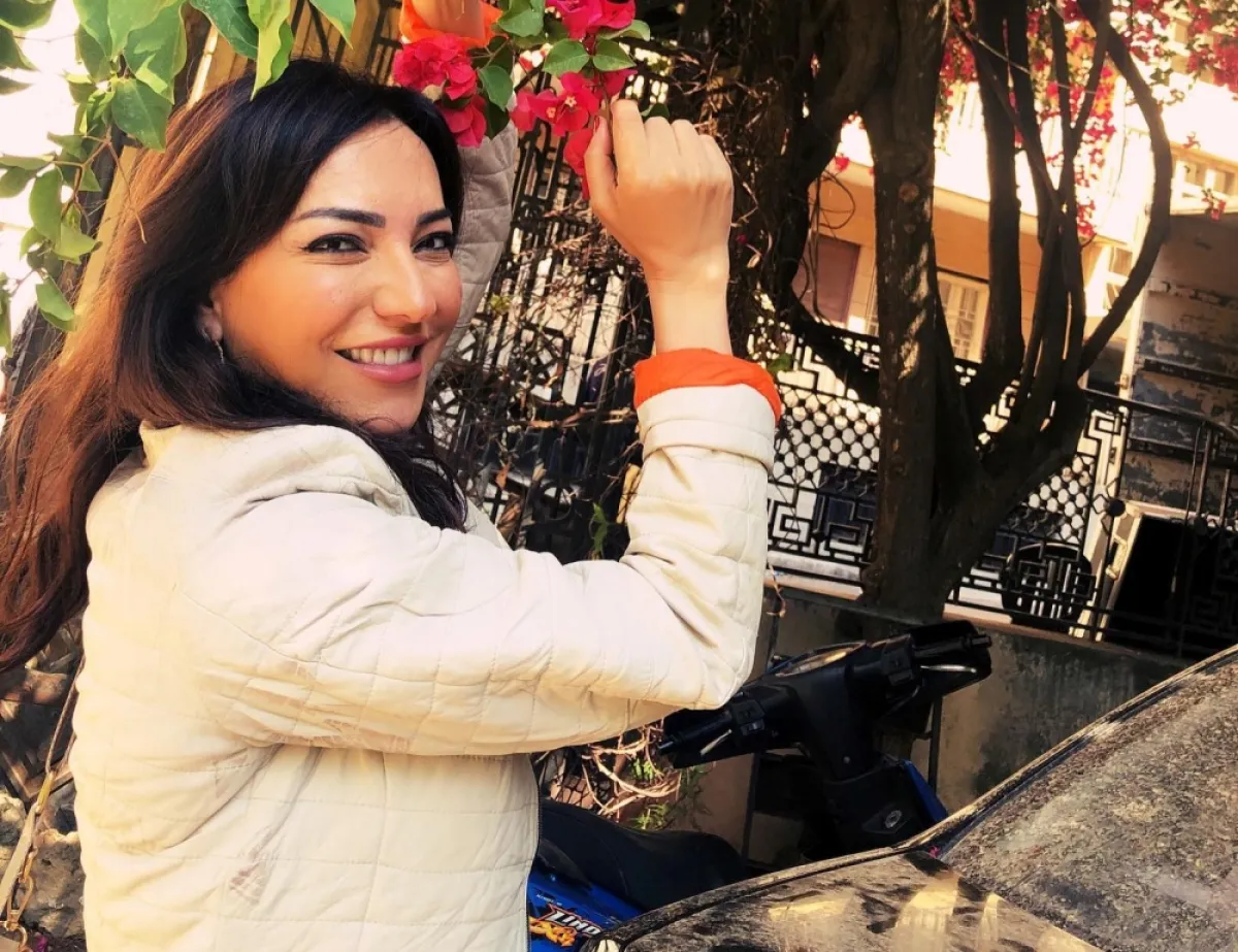 أمل عرفة - الصورة من حسابها على فيسبوك