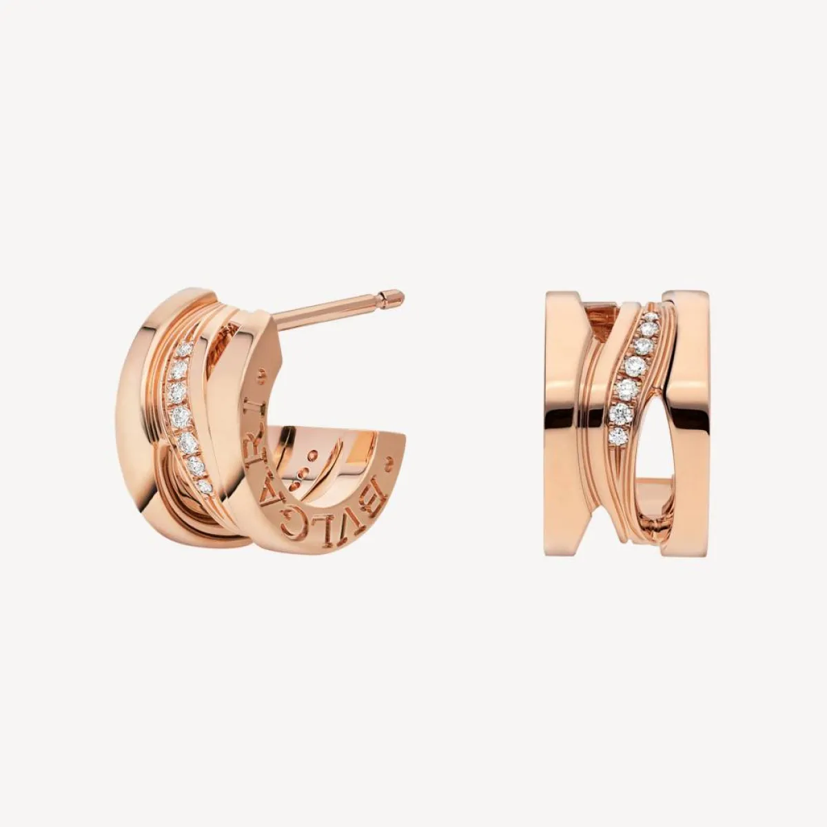 أقراط ذهب cuff من بلغاري Bvlgari