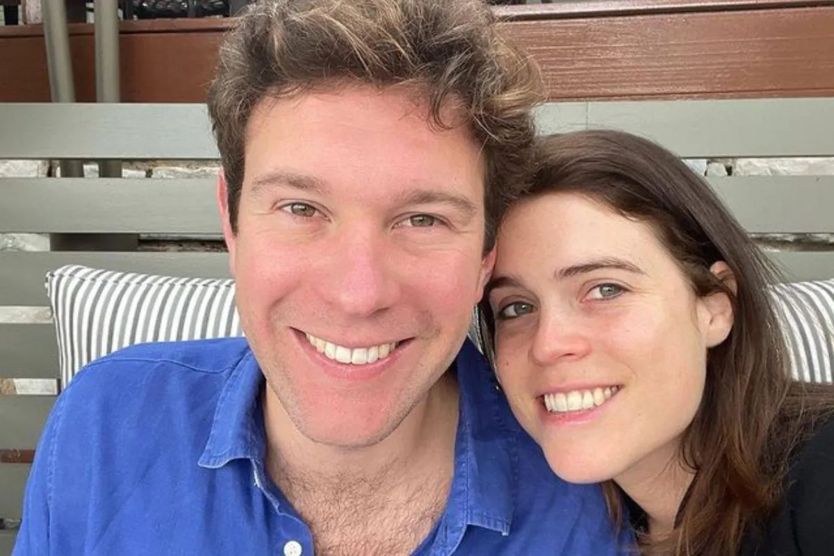 الأميرة يوجيني وزوجها جاك بروكسبانك- الصورة من حساب الأميرة يوجيني على إنستغرام