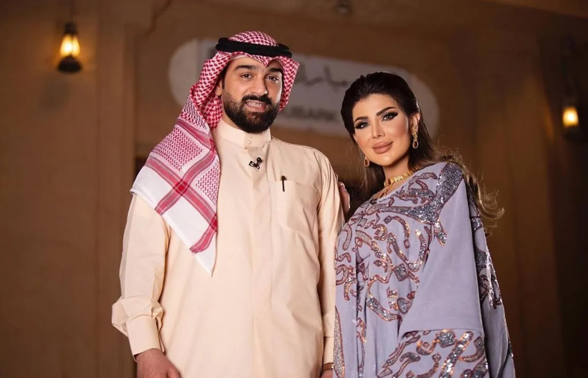 إلهام الفضالة وزوجها شهاب جوهر - صورة من حسابها على إنستجرام