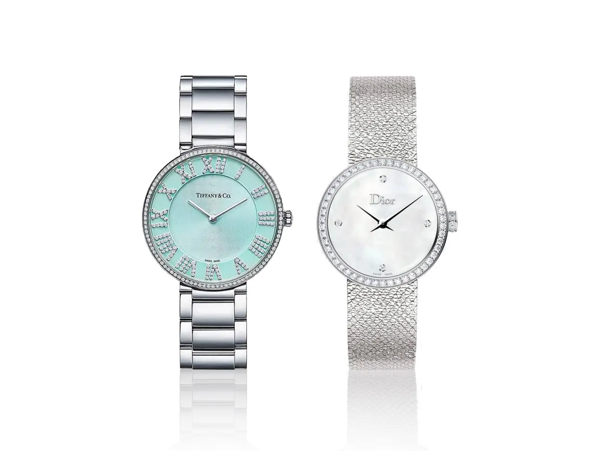 ساعات نسائية بسوار فولاذي