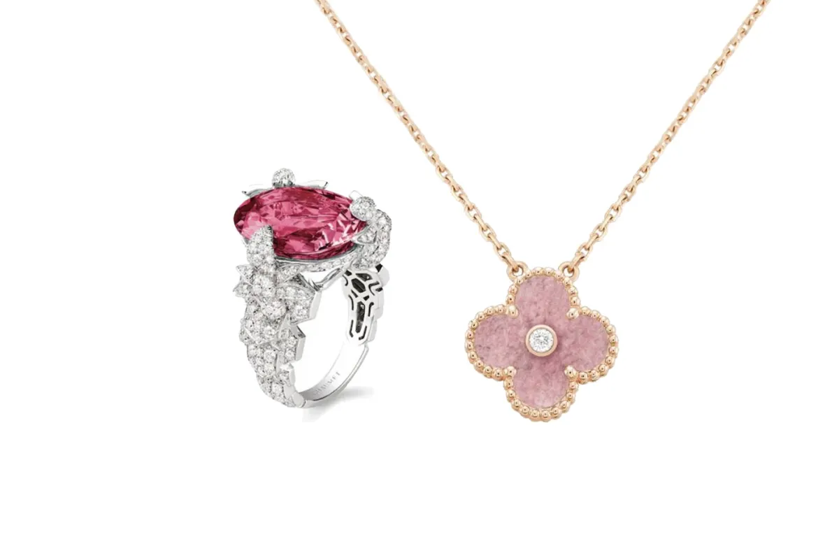  مجوهرات بأحجار وردية لأناقة صيف 2022