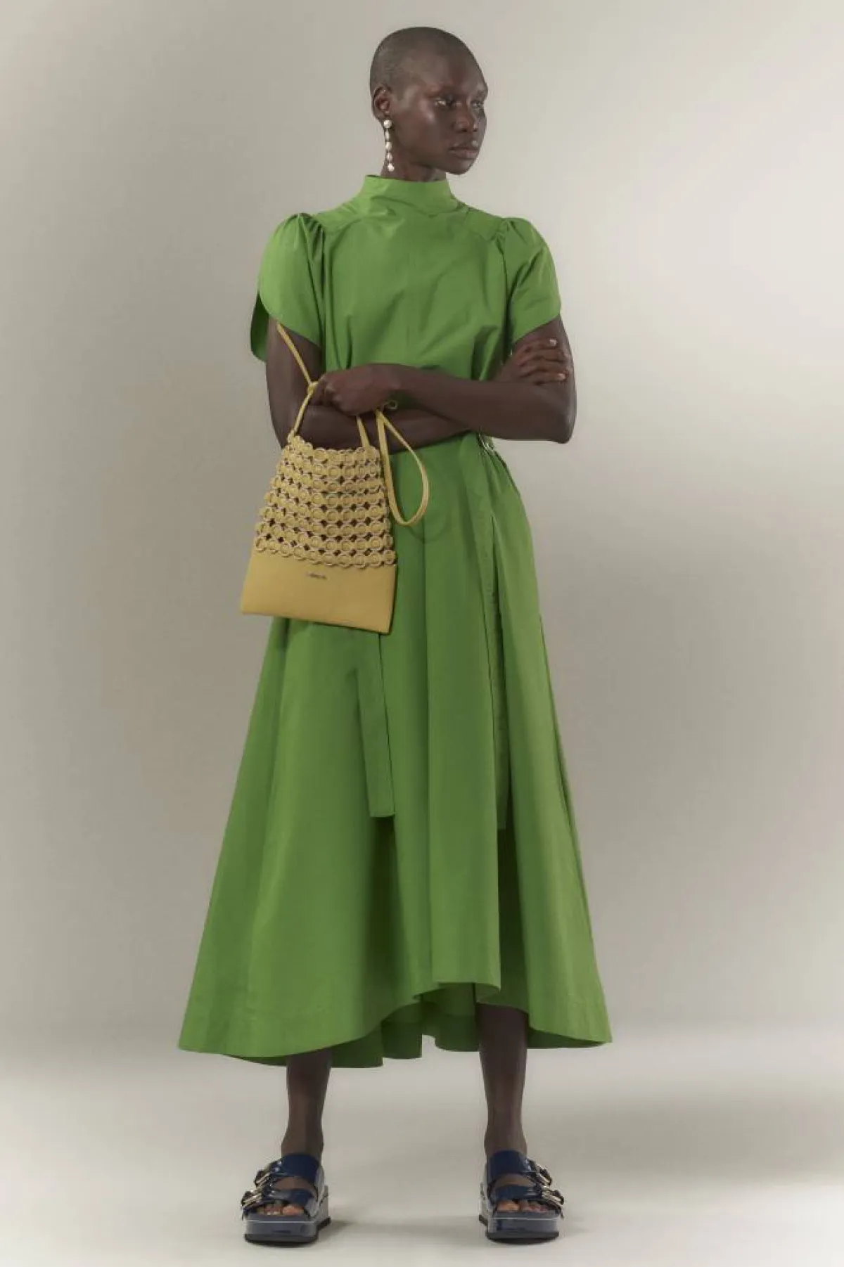 فستان باللون الأخضر من 3.1Phillip Lim