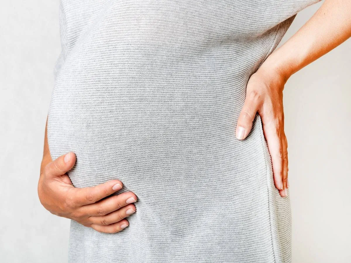 صورة لحامل تعاني من عرق النسا