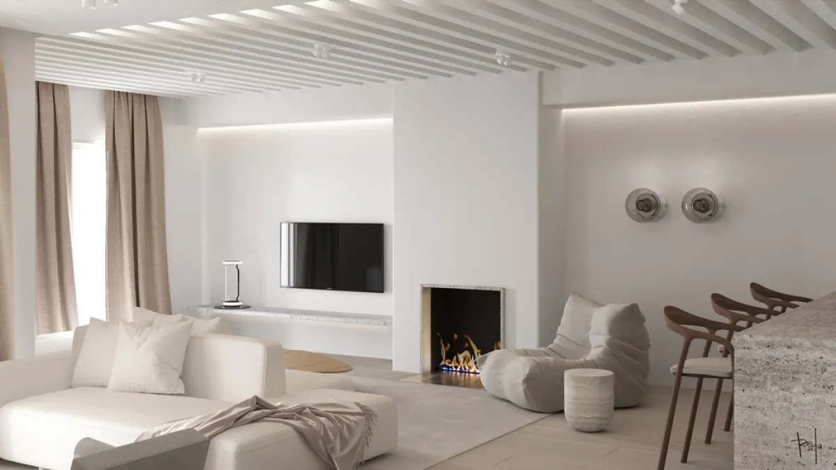 من أعمال المهندسة ريا حبيب في العمارة الداخلية