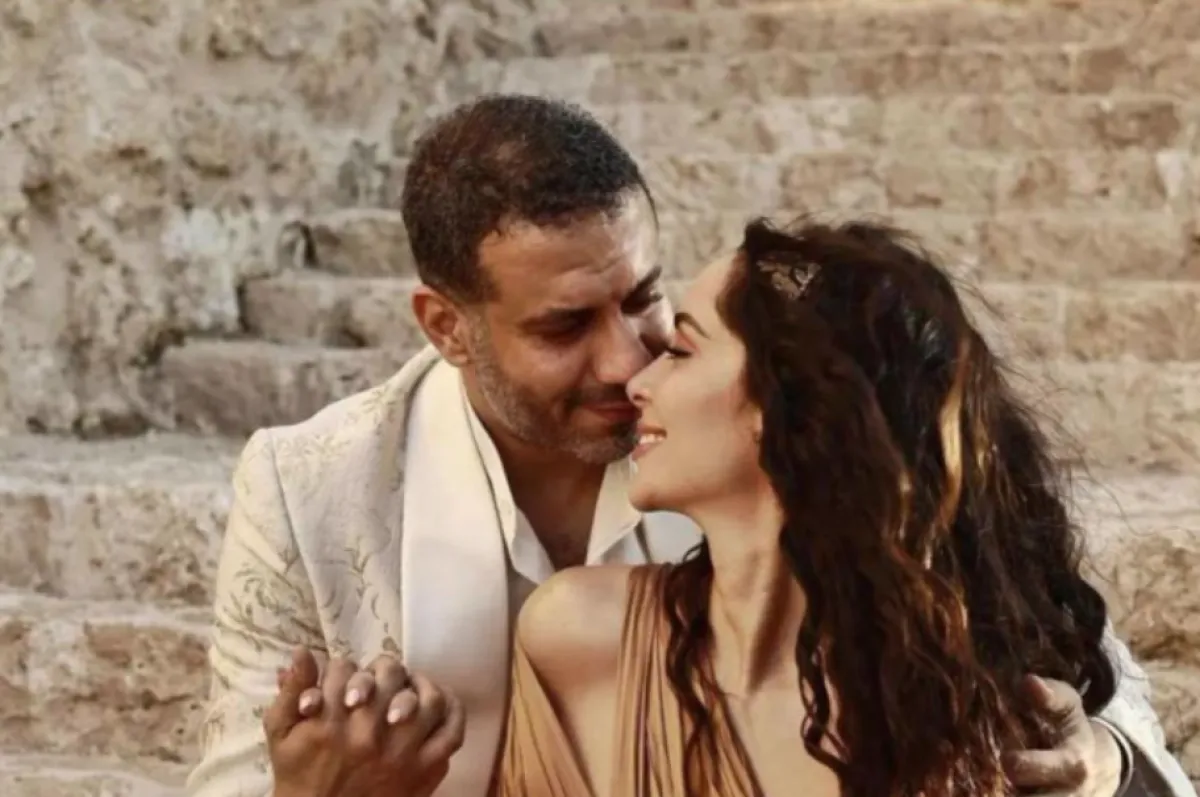 محمد فراج وبسنت شوقي - الصورة من حساب سيدتي على إنستغرام