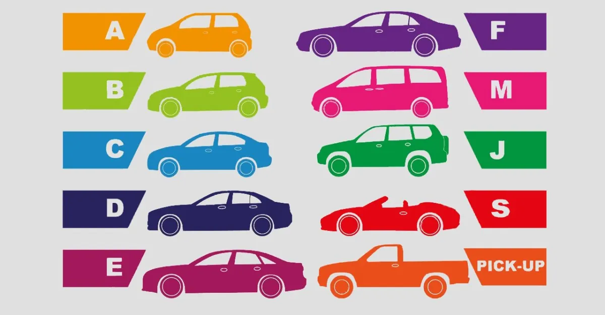 أنواع وفئات السيارات