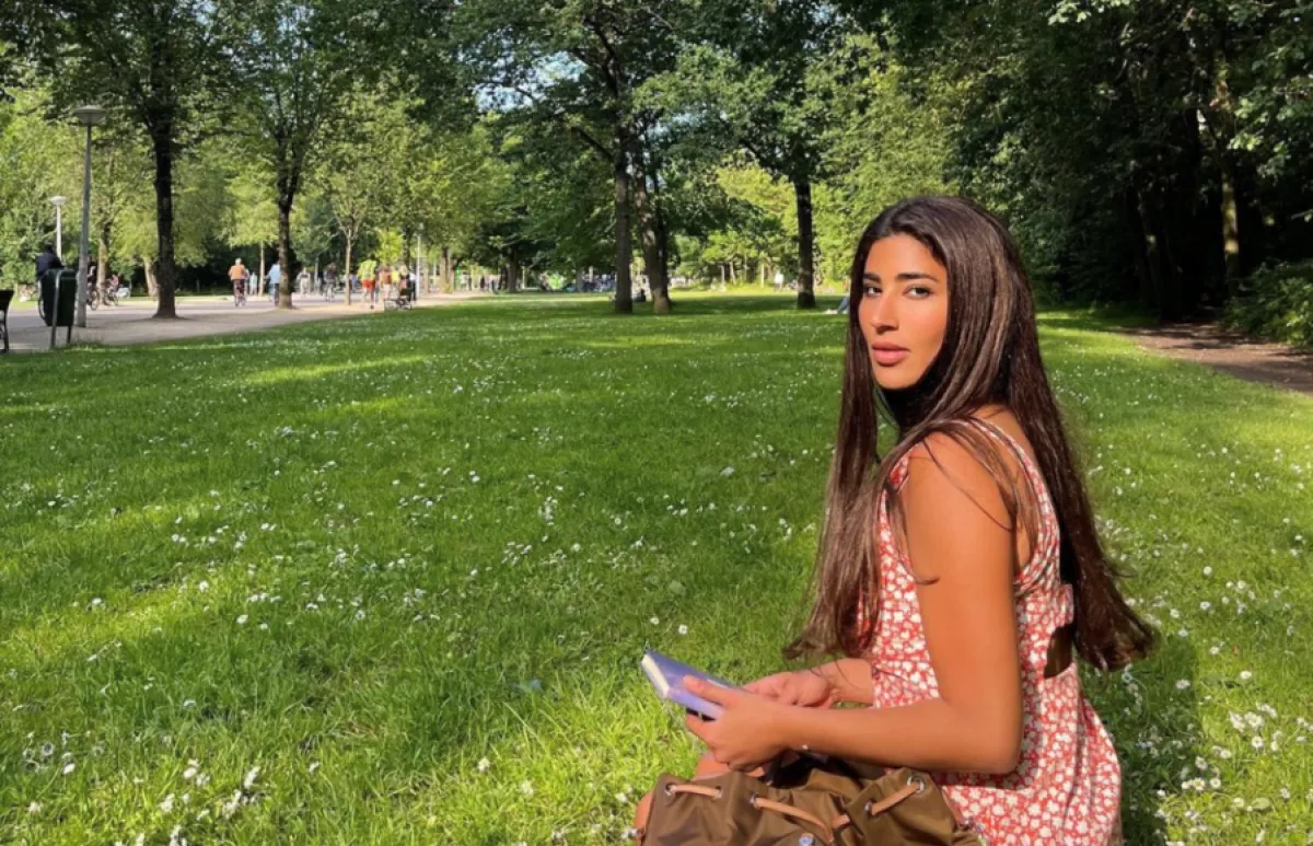 ليلى عبدالله في امستردام - الصورة من حسابها على الانستجرام 