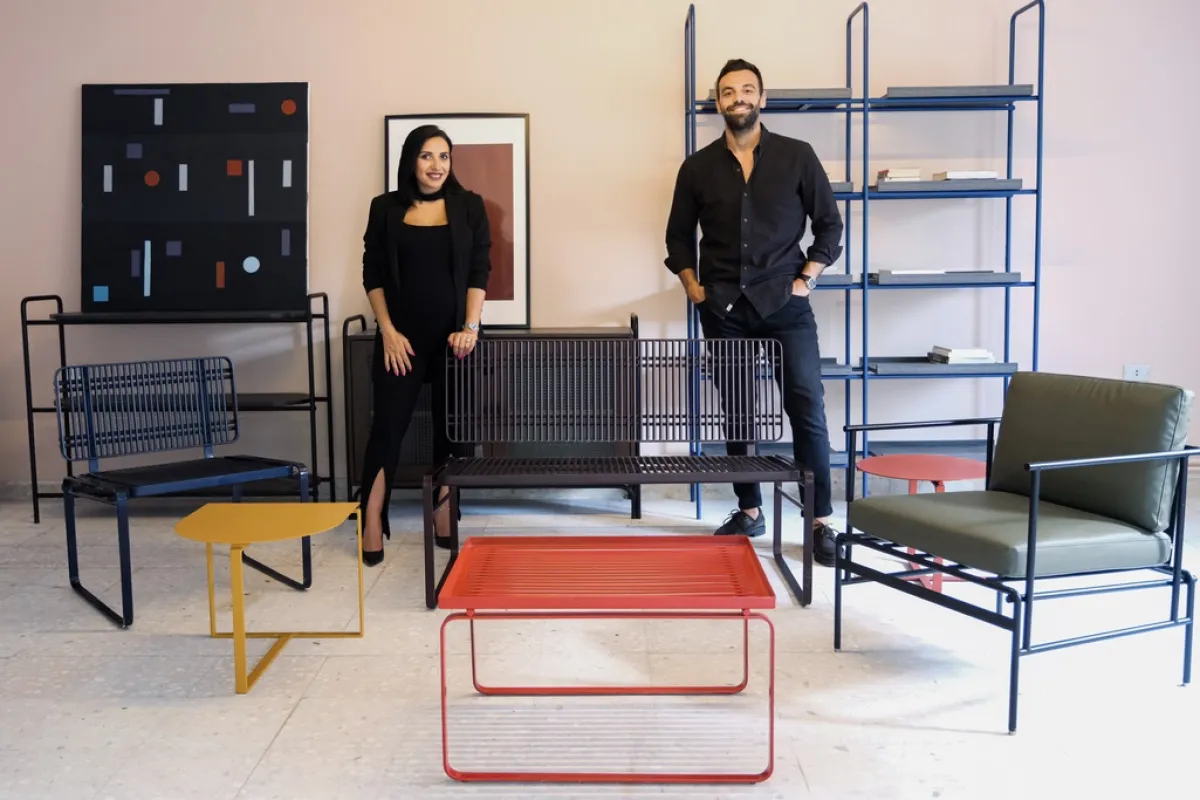  المهندسان نرمين السلايطة وعمر دحابرة