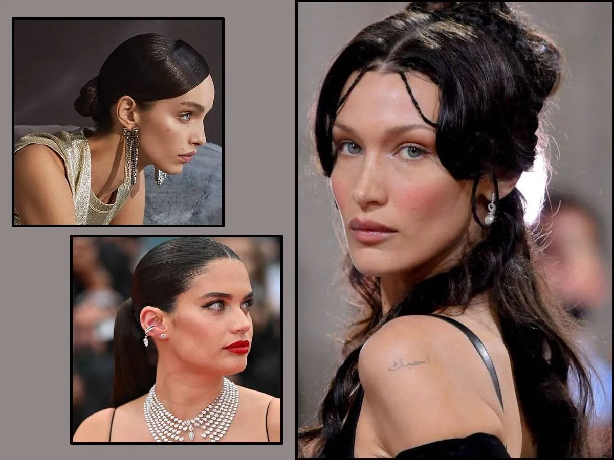 تسريحات للشعر المصبوغ باللون الأسود