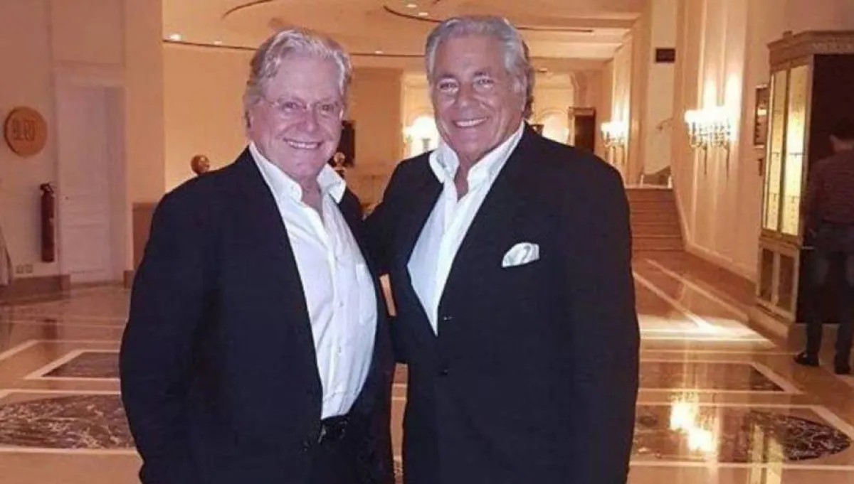 حسين فهمي ومصطفى فهمي - صورة من حساب حسين فهمي على انستغرام